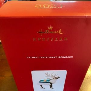 2021 Father Christmas reindeer limited edition. Mint condition in box